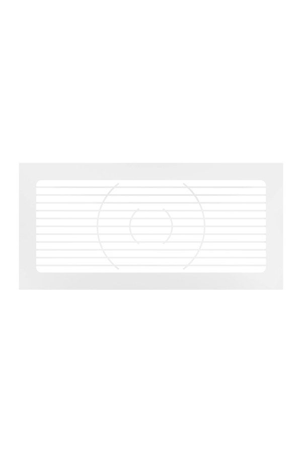 Решетка вентиляционная РСФ фланец 220х90 250x120 пластик ERA