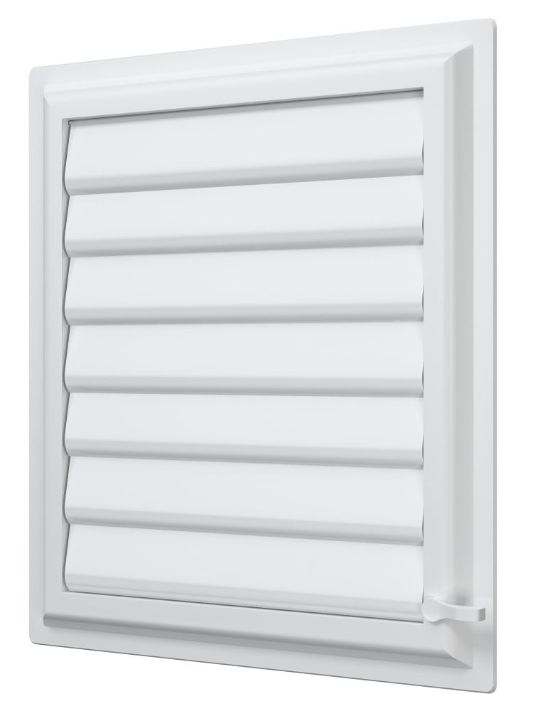 Решетка вентиляционная AIRVENT регулируемая жалюзи 349х399 пластик ERA