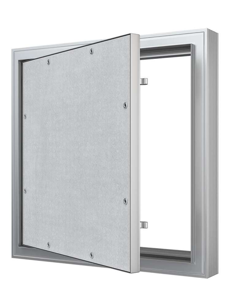 Люк ревизионный D Ceramo Comfort 500х600 скрытый монтаж усиленная петля алюминий EVECS