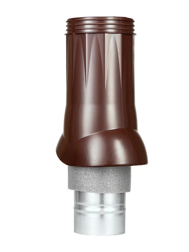 Выход вентиляционный VWO D125/160 изолированный пластик Brown ERA STREETLINE