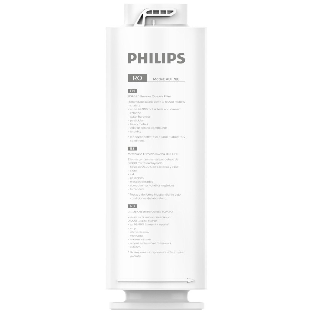 Картридж обратноосмотический Philips AUT780/10 для системы фильтрации AUT7006/10 Картридж обратноосмотический Philips AUT780/10 для системы фильтрации AUT7006/10